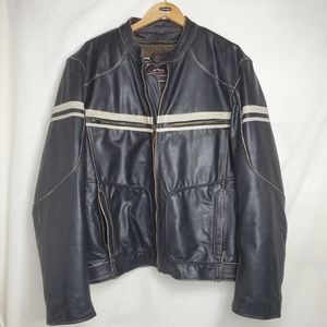 River Road Motorcycle Jacket Lined 48 XL MENS
